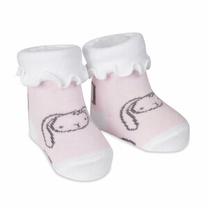 Soft Pink Bunny by Izzy & Owie - 0-3 Months Socks
