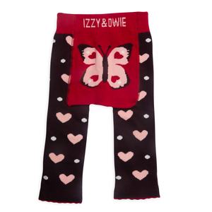 Butterfly Hearts by Izzy & Owie - 6-12 Months Baby Leggings