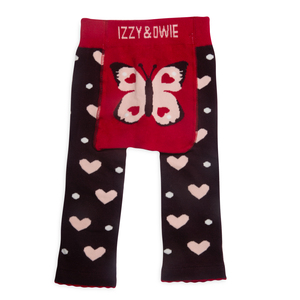 Butterfly Hearts by Izzy & Owie - 12-24 Months Baby Leggings