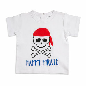 Happy Pirate by Izzy & Owie - 12-24 Months White T-Shirt