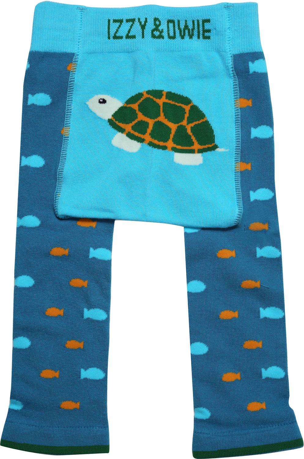 Green Turtle by Izzy & Owie - Green Turtle - 6-12 Months Baby Leggings