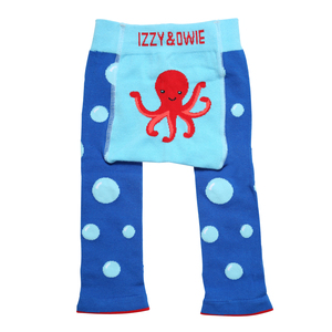 Blue Octopus by Izzy & Owie - 6-12 Months Baby Leggings