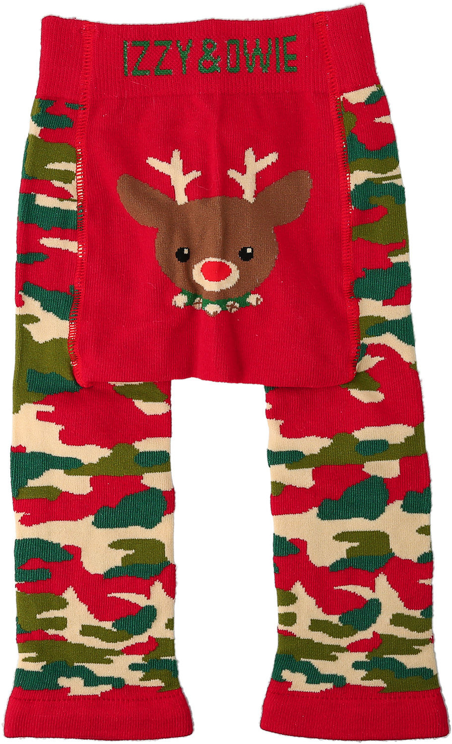 Christmas Camo Reindeer by Izzy & Owie - Christmas Camo Reindeer - 6-12 Months Leggings