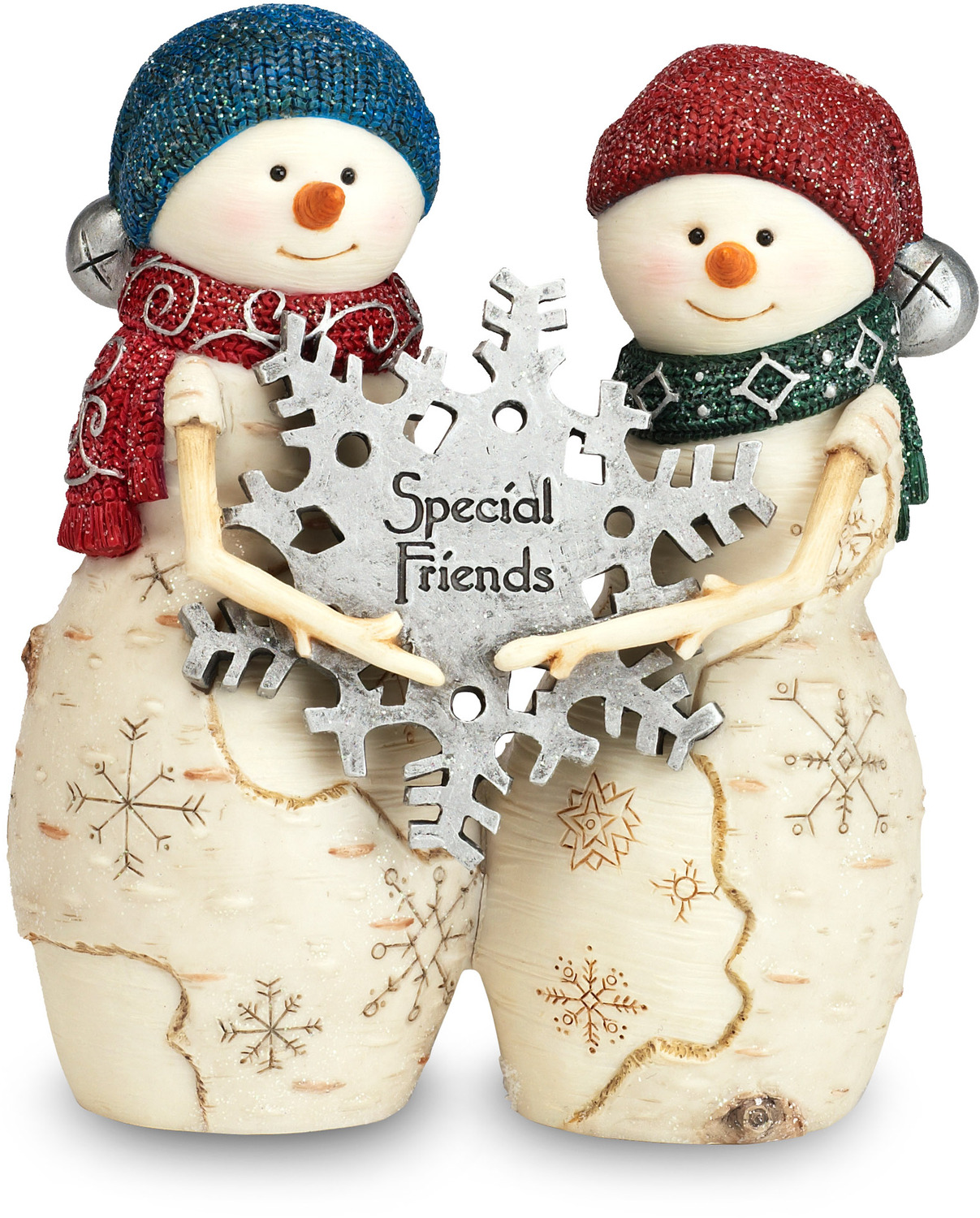 Special Friends by The Birchhearts - Special Friends - 4.5" Snowmen w/Snowflake