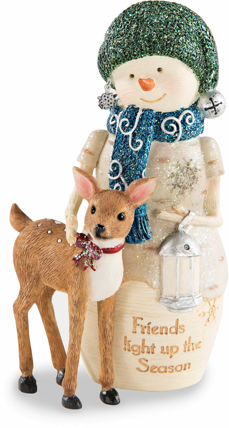 Friends by The Birchhearts - Friends - 5" Snowman with Deer