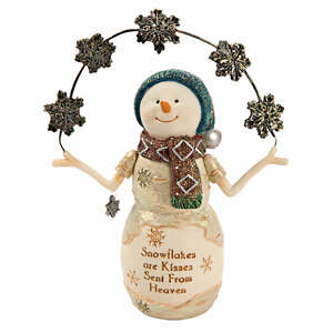 Snowflakes by The Birchhearts - 6" Snowman with Snowflakes