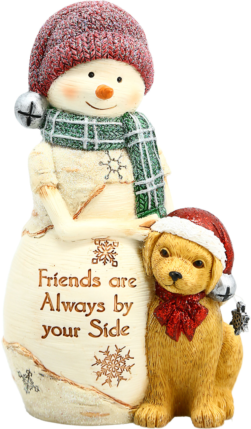Friends By Your Side by The Birchhearts - Friends By Your Side - 5" Snowman with Dog