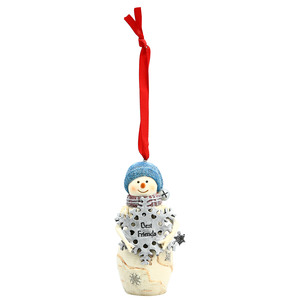 Best Friends by The Birchhearts - 4" Snowman Ornament