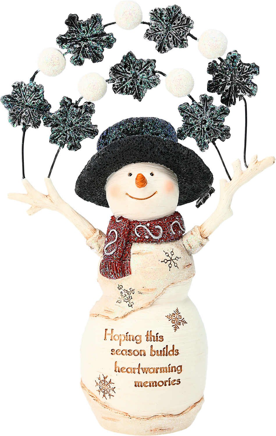 Heartwarming Memories by The Birchhearts - Heartwarming Memories - 5.5" Snowman with Snowballs