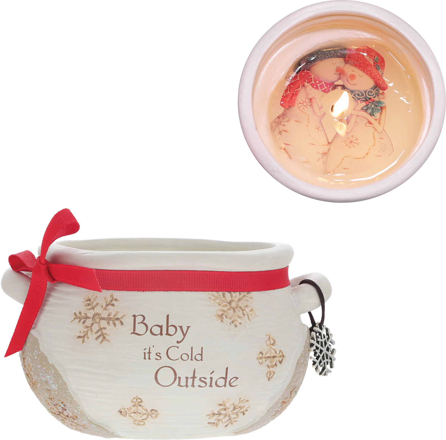 Cold Outside by The Birchhearts - Cold Outside - 9 oz - 100% Soy Wax Reveal Candle
Scent: Winter Snow