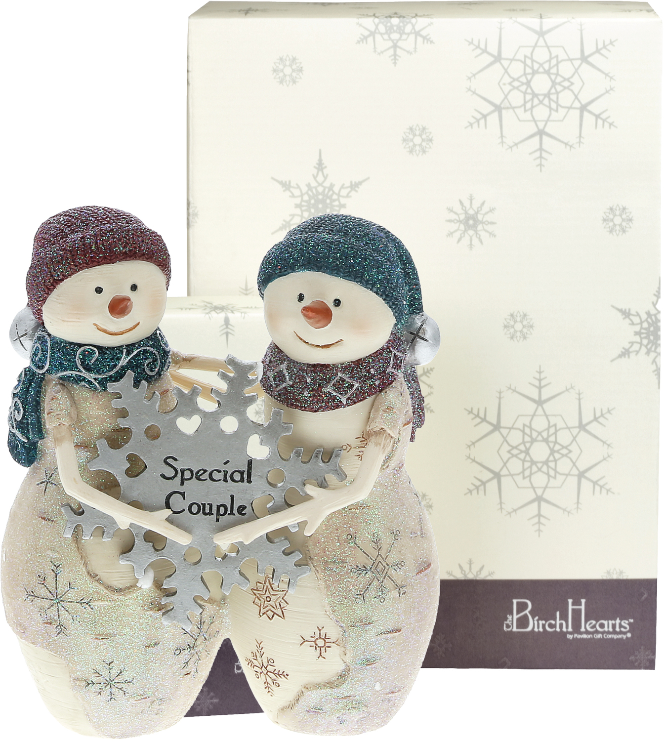 Special Couple by The Birchhearts - Special Couple - 4.5" Snowcouple Holding a Snowflake