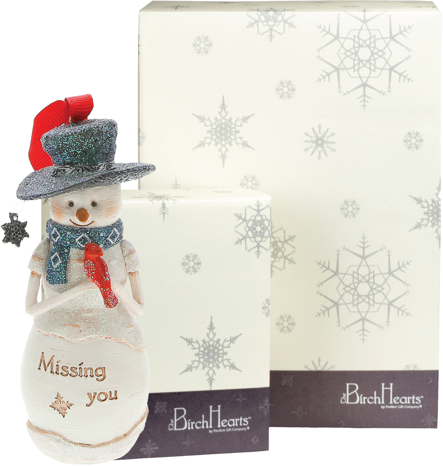Missing You by The Birchhearts - Missing You - 4" Snowman Ornament