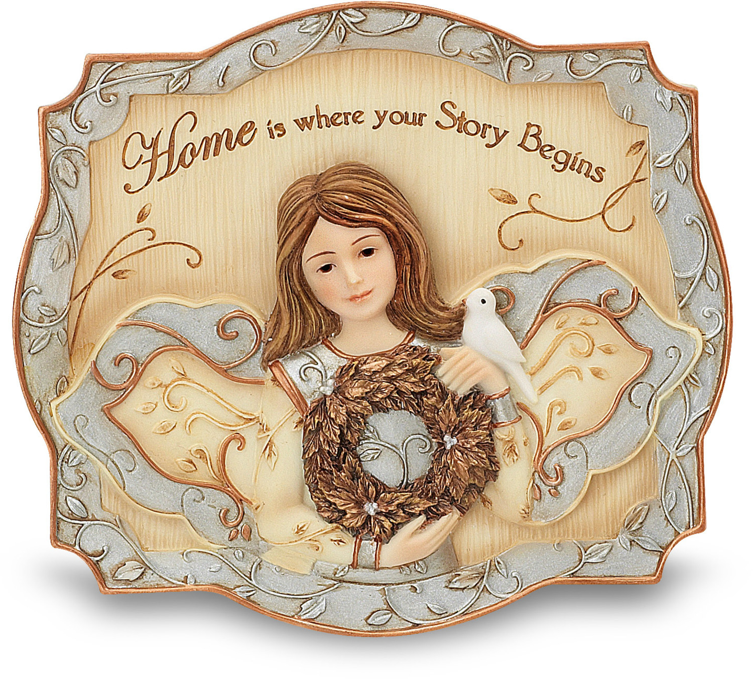 Home by Elements - Home - 3.5" x 4" Self-Standing Plaque