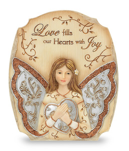 Love by Elements - 4"x3.5" Self Standing Plaque