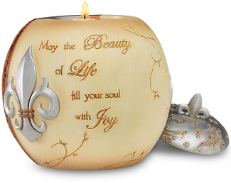Beauty of Life by Elements - 4.25" Tealight Holder