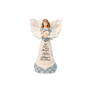 Anniversary by Elements - 6" Angel Holding Heart