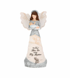 Holy Baptism by Elements - 7.5" Angel Holding Baby