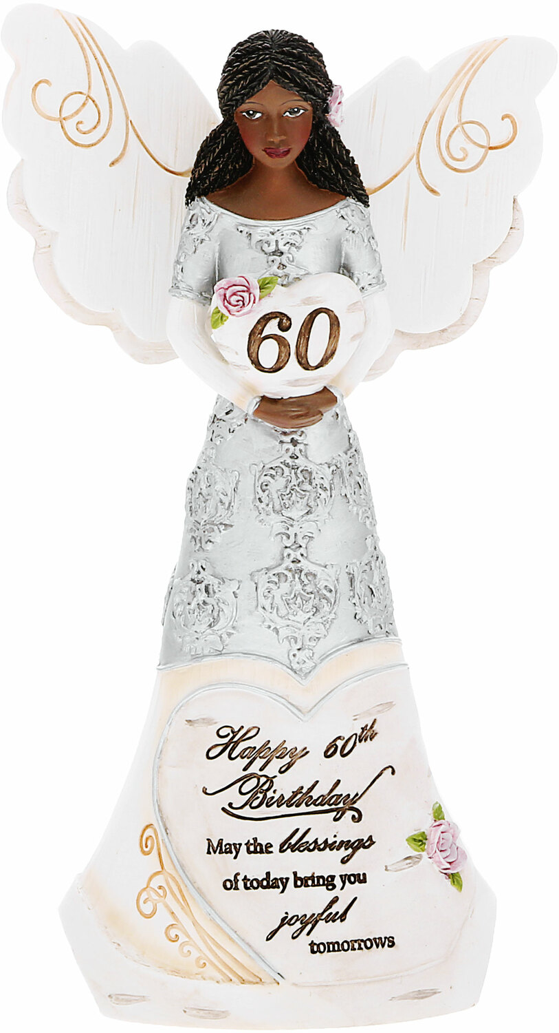 EBN 60th Birthday by Elements - EBN 60th Birthday - 6" EBN Angel Holding Heart