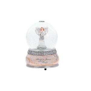Forever in Our Hearts by Elements - LED Lit, 100mm Musical Water Globe