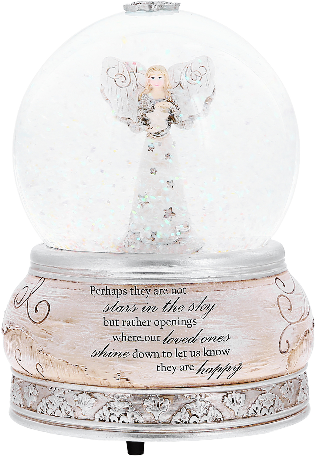 Stars in the Sky by Elements - Stars in the Sky - LED Lit, 100mm Musical Water Globe