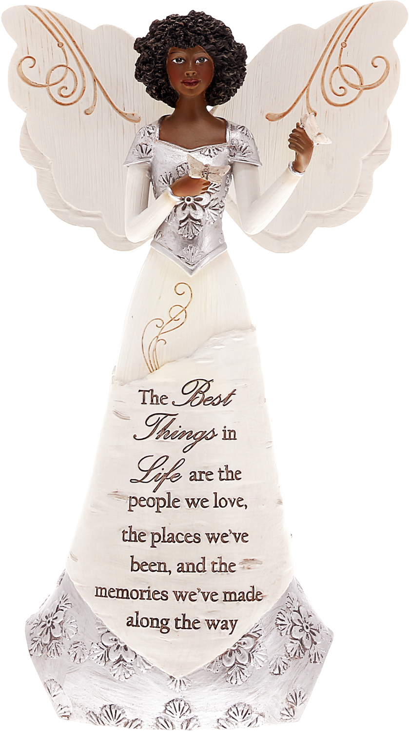 EBN Best Things in Life by Elements - EBN Best Things in Life - 8" EBN Angel Holding Butterflies