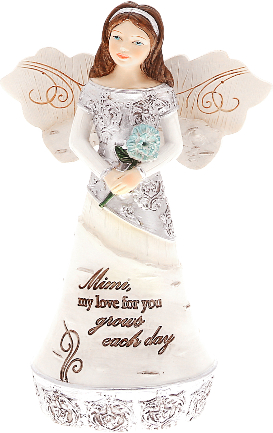 Mimi by Elements - Mimi - 5.5" Angel Holding Flower