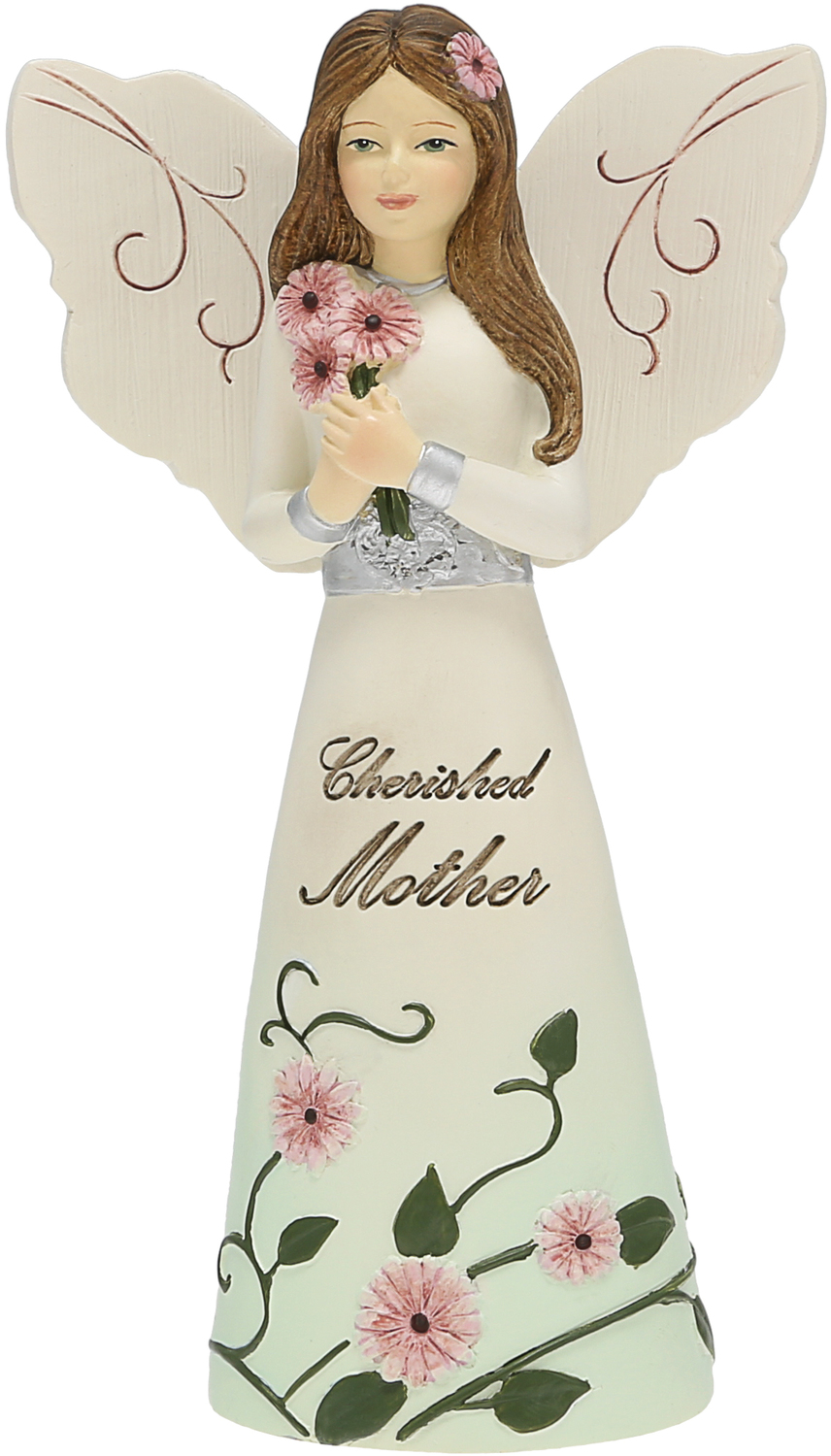  Mother by Elements -  Mother - 5" Angel Holding Daisies