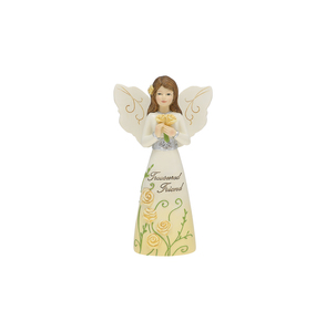 Friend by Elements - 5" Angel Holding Roses