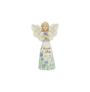 Sister by Elements - 5" Angel Holding Roses