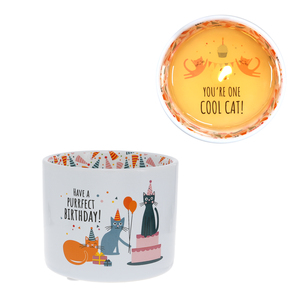 Purrfect Birthday by Pawsome Pals - 8 oz 100% Soy Wax Reveal, Single Wick Candle
Scent: Tranquility