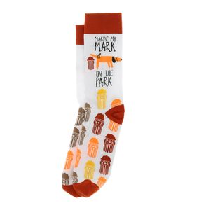 Mark on the Park by Pawsome Pals - Unisex Crew Socks
Size: M/L