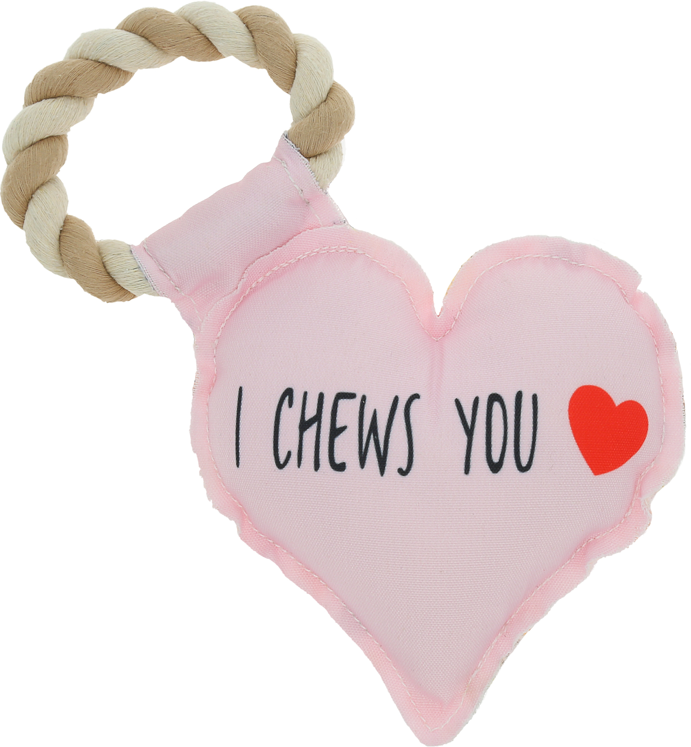 I Chews You by Pawsome Pals - I Chews You - Canvas Dog Toy on a Rope