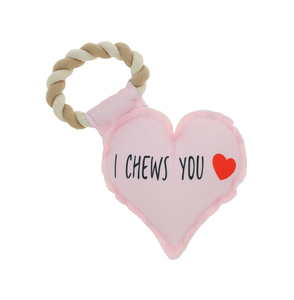 I Chews You by Pawsome Pals - Canvas Dog Toy on a Rope