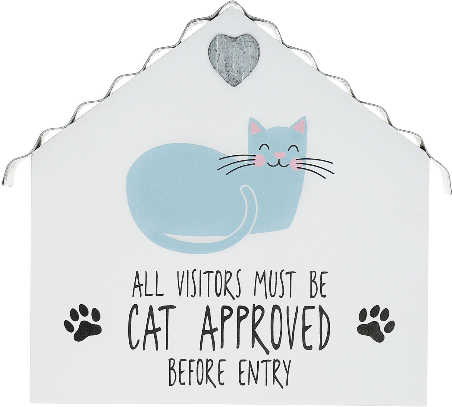 Cat Approved by Pawsome Pals - Cat Approved - 6" MDF Plaque