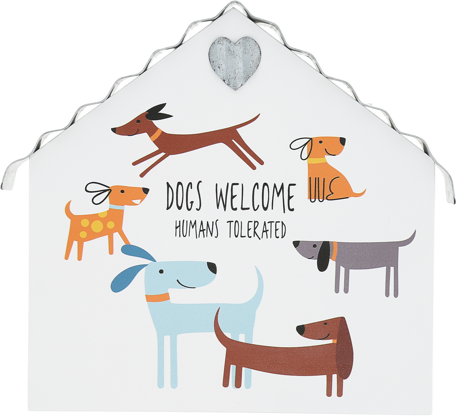 Dogs Welcome by Pawsome Pals - Dogs Welcome - 6" MDF Plaque
