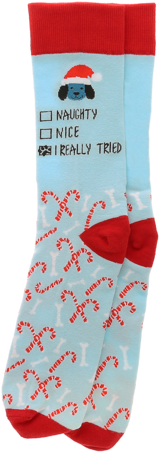 Really Tried by Pawsome Pals - Really Tried - Unisex Crew Socks
Size: M/L