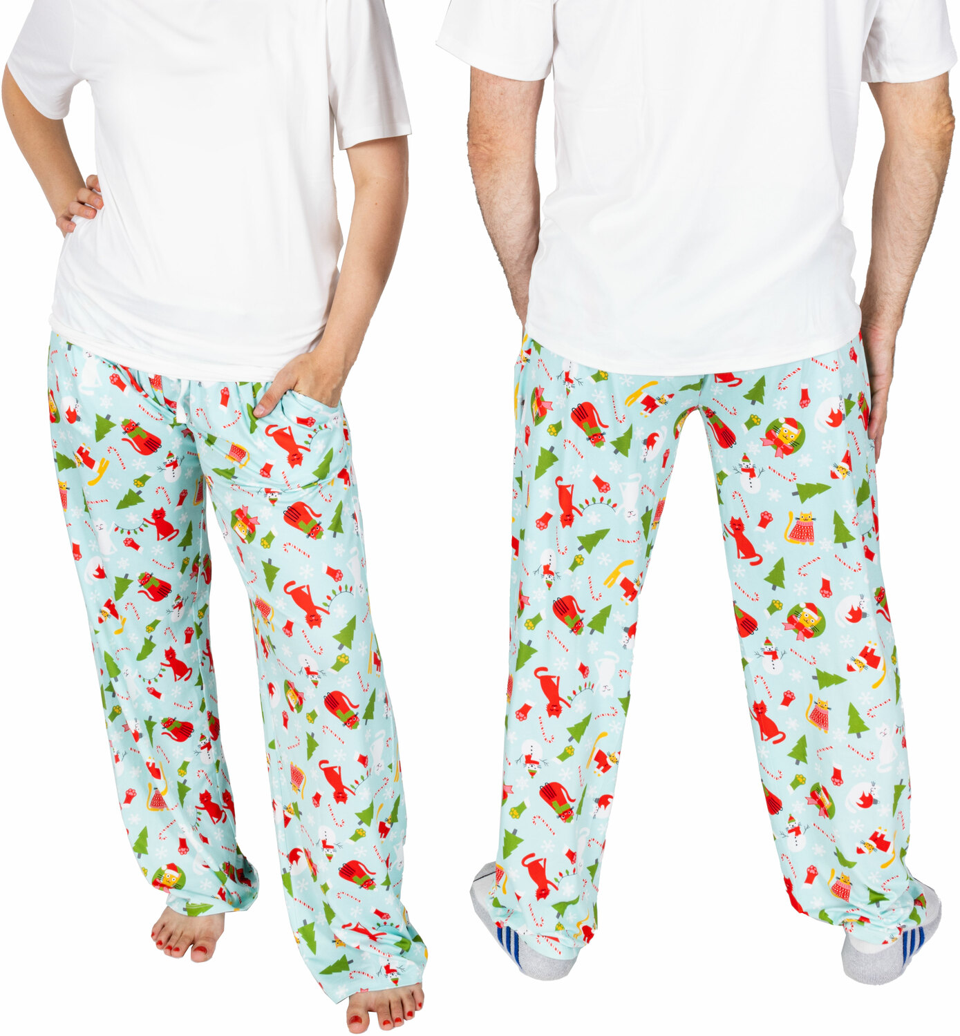 Holiday Cats by Pawsome Pals - Holiday Cats - Small Unisex Lounge Pants