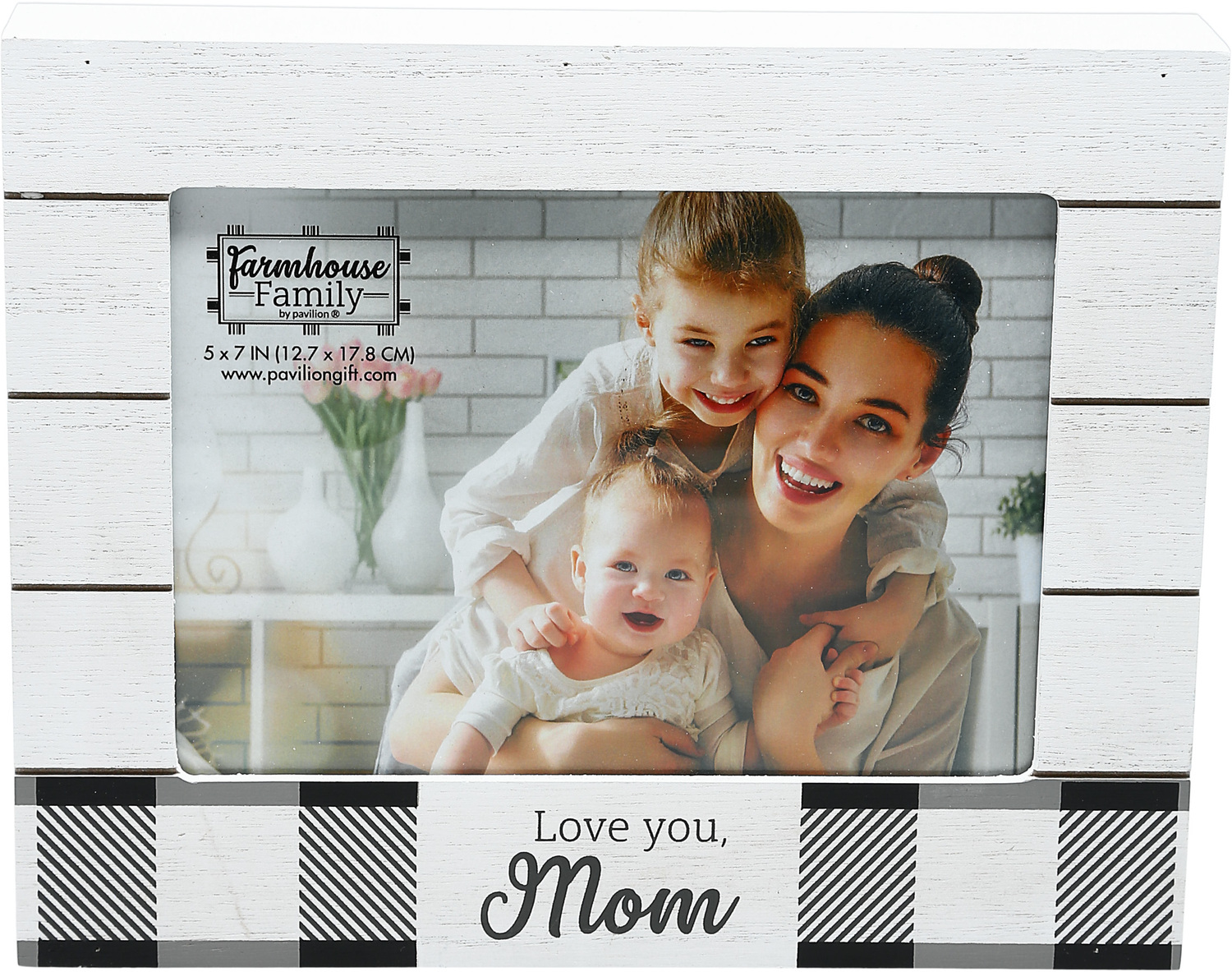 Mom by Farmhouse Family - Mom - 9" x 7.25" Frame
(Holds 7" x 5" Photo)