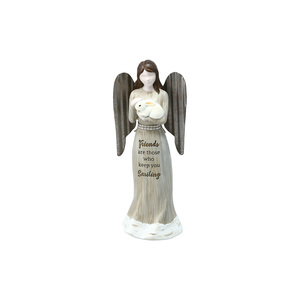 Friends by Farmhouse Family - 6" Angel Holding Bunny