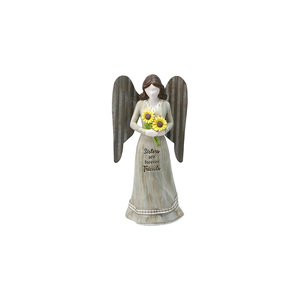 Sister by Farmhouse Family - 5" Angel Holding Sunflowers