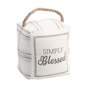 Blessed by Farmhouse Family - 5" x 6" Door Stopper
