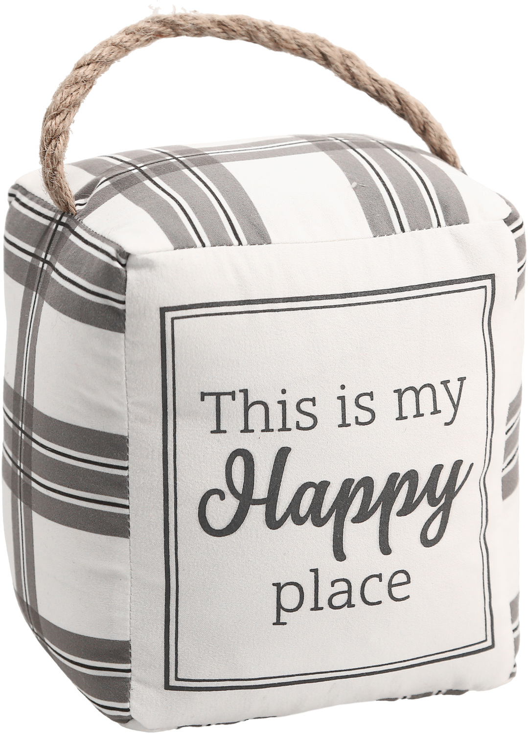 Happy Place by Farmhouse Family - Happy Place - 5" x 6" Door Stopper