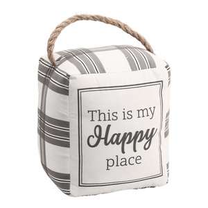 Happy Place by Farmhouse Family - 5" x 6" Door Stopper