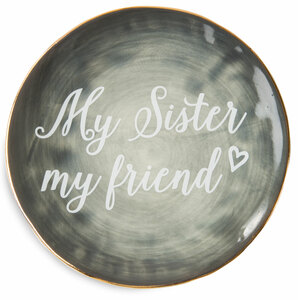 Sister by Emmaline - 5" Ceramic Plate