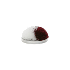Maroon & White by Repre-Scent - 2.75" Pom Pom Lid