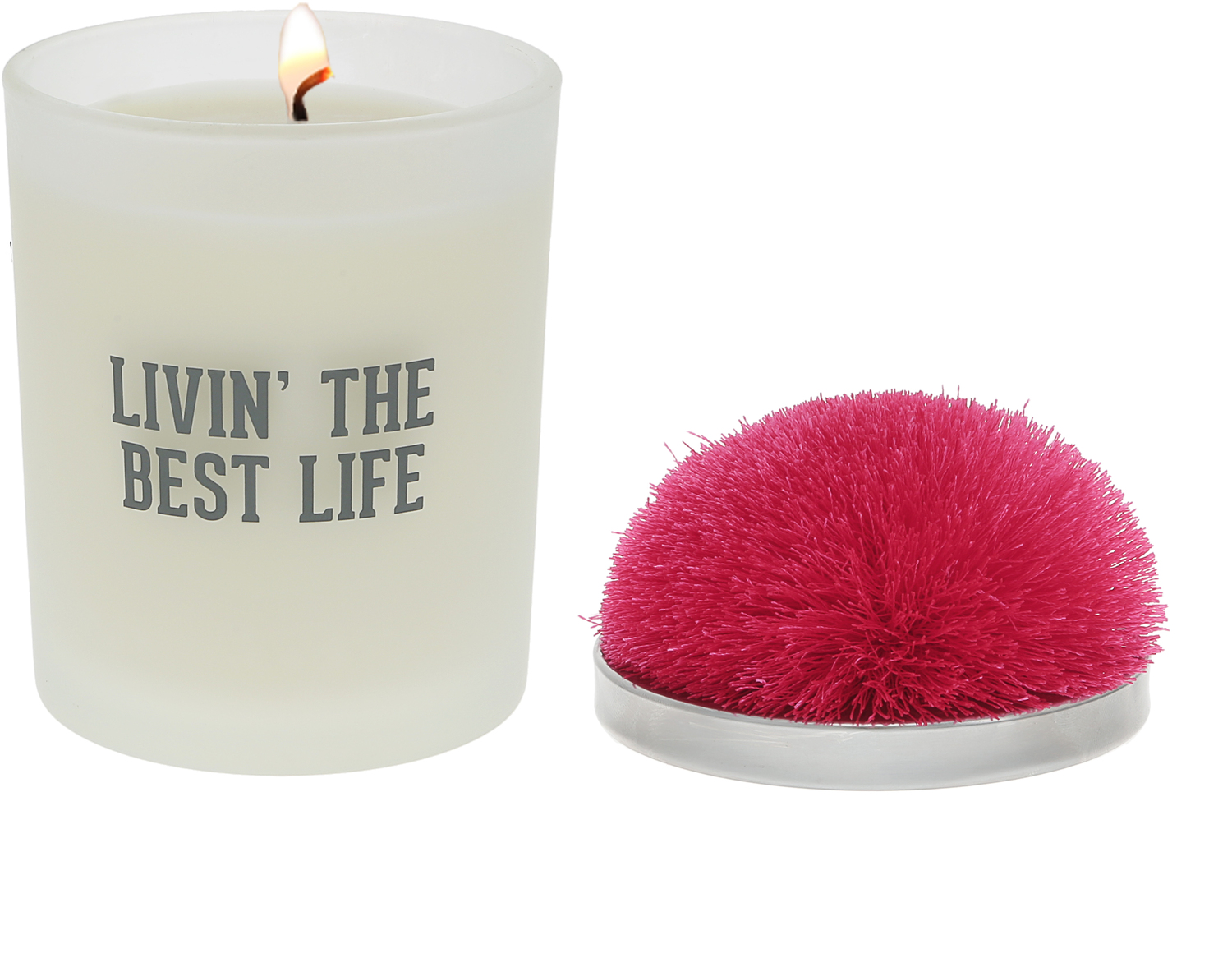 Best Life - Hot Pink by Repre-Scent - Best Life - Hot Pink - 5.5 oz - 100% Soy Wax Candle with Pom Pom Lid
Scent: Tranquility