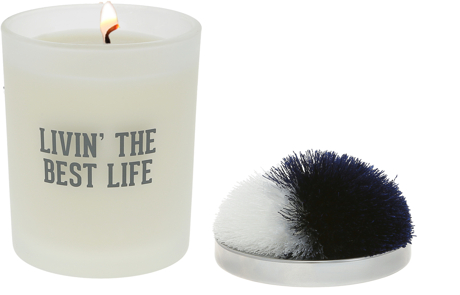 Best Life - Navy & White by Repre-Scent - Best Life - Navy & White - 5.5 oz - 100% Soy Wax Candle with Pom Pom Lid
Scent: Tranquility