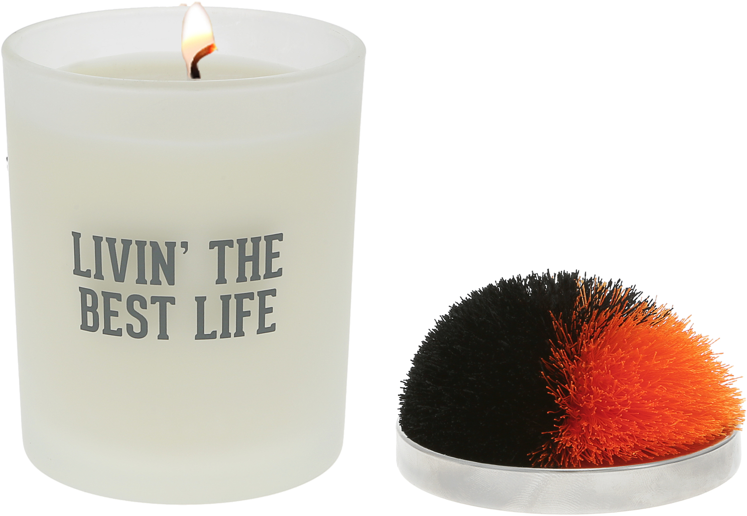 Best Life - Black & Orange by Repre-Scent - Best Life - Black & Orange - 5.5 oz - 100% Soy Wax Candle with Pom Pom Lid
Scent: Tranquility