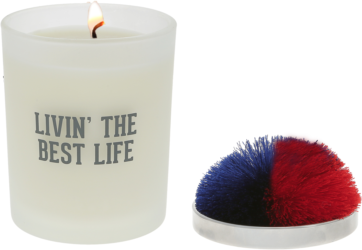 Best Life - Red & Blue by Repre-Scent - Best Life - Red & Blue - 5.5 oz - 100% Soy Wax Candle with Pom Pom Lid
Scent: Tranquility