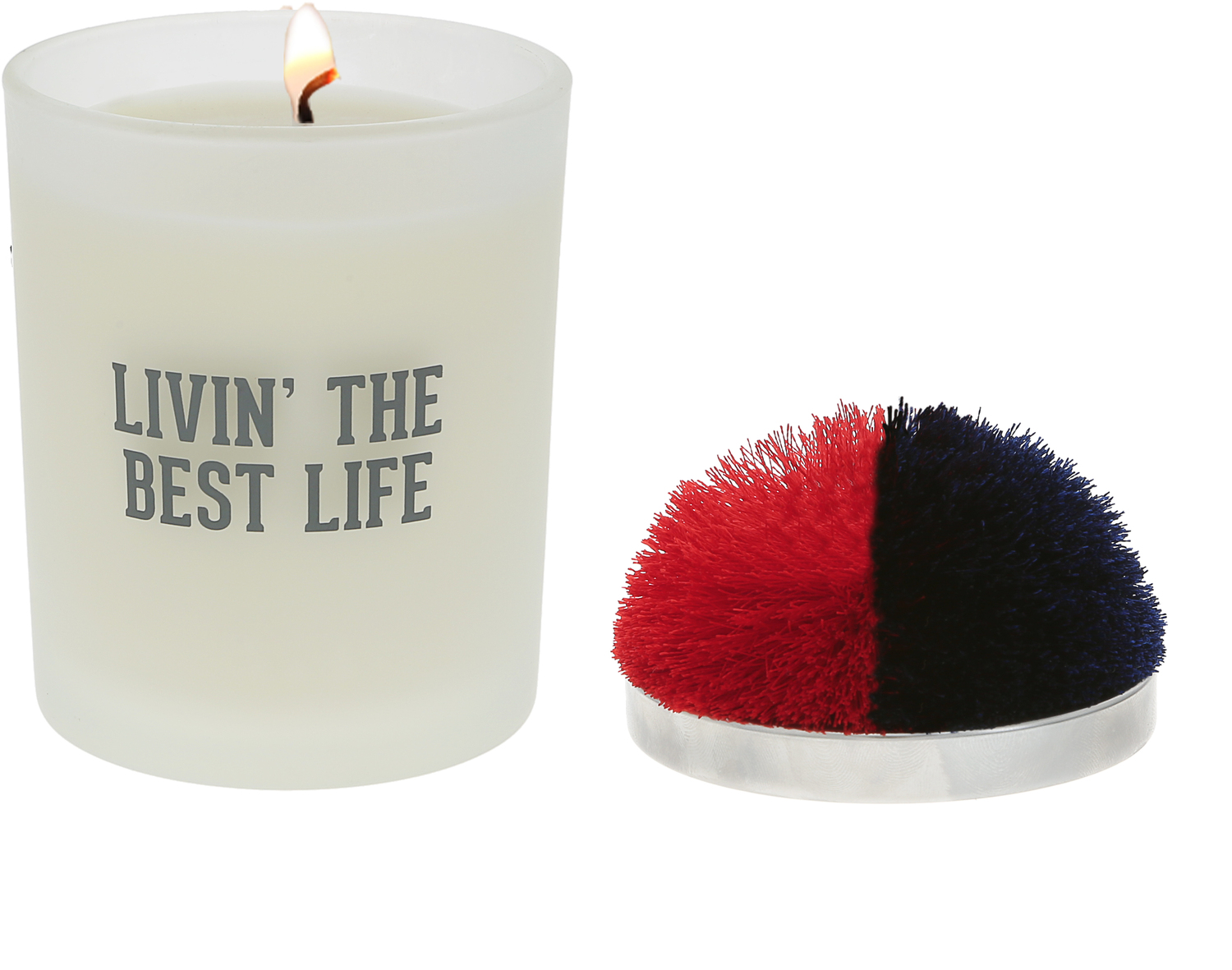 Best Life - Red & Navy by Repre-Scent - Best Life - Red & Navy - 5.5 oz - 100% Soy Wax Candle with Pom Pom Lid
Scent: Tranquility